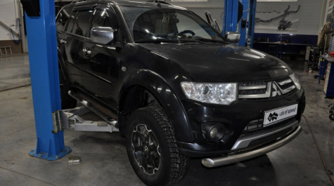 Чип тюнинг и отключение клапана EGR на Mitsubishi Pajero Sport 2.5d 178hp 2013 года выпуска