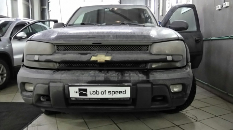 Чип тюнинг и отключение катализаторов на Chevrolet TrailBlazer 4.2 295hp 2009 года выпуска