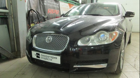 Чип-тюнинг с отключением и удалением сажевого фильтра на Jaguar XF 3.0d 275hp 2009 года выпуска