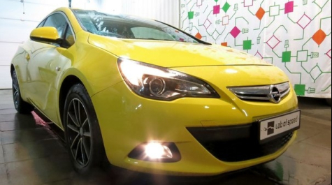 Чип-тюнинг с установкой даунпайпа Opel Astra GTC 1.4 turbo 