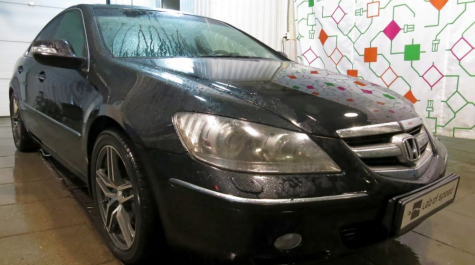 Чип-тюнинг с отключением и удалением катализаторов на Honda Legend 3.5 295hp 2007 года 