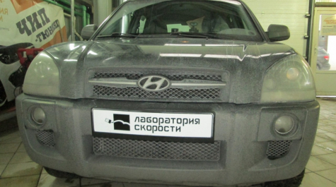 Чип-тюнинг Hyundai Tucson 2.7 AT 175hp 2006 года выпуска