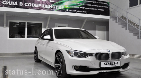 Чип-тюнинг с отключением сажевого фильтра и клапана EGR на BMW f30 320D 184hp 2012 года выпуска