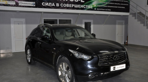 Чип тюнинг, отключение и удаление сажевого фильтра Infiniti QX70 3.0d 238hp 2014 года выпуска