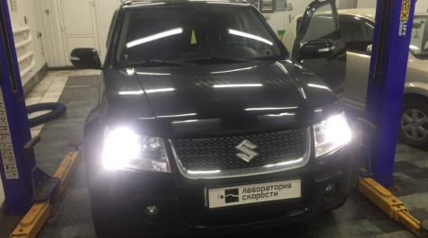 Отключение катализаторов на Suzuki Grand Vitara 3.2 233hp 2008 года выпуска