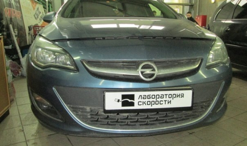 Чип-тюнинг Opel Astra J 1.6 MT 116Hp 2013 года выпуска