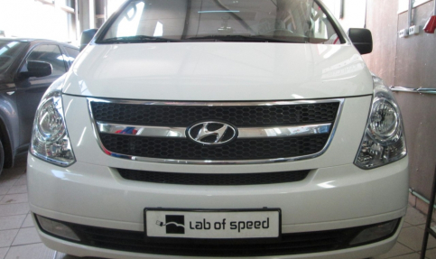 Чип тюнинг и снятие лимитера скорости на Hyundai Starex 2.0 CRDi 145hp 2014 года выпуска 