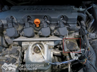 Чип-тюнинг с отключением катализаторов и клапана EGR и его механическое удаление на Honda Civic 1.8 140hp (Фото 4)