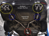 Чип тюнинг и отключение и удаление катализаторов на BMW 525i e60 218hp (Фото 7)