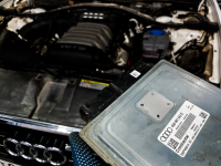 Удаление катализаторов с программным переводом на Евро-2 Audi A6 2.8 FSI 2011 года (Фото 6)